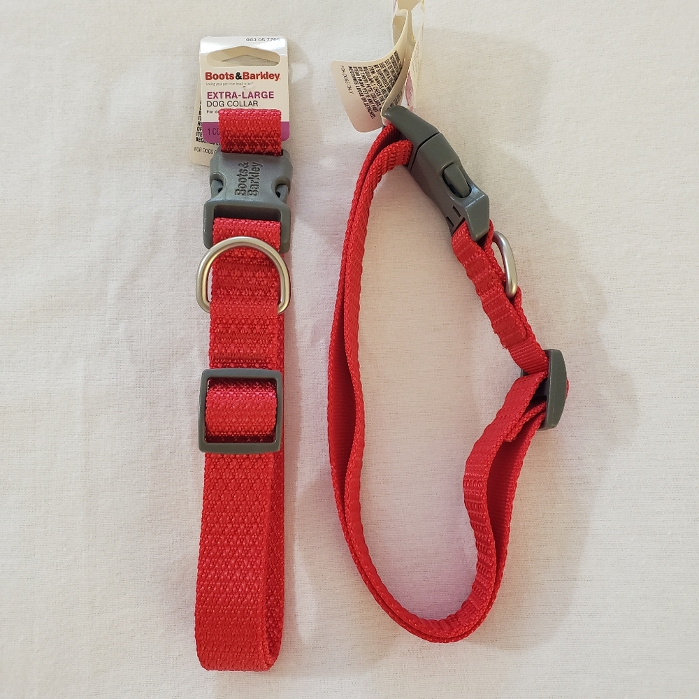 Two Boots & Barkley Dog Collars Size XL